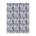 Load image into Gallery viewer, blue and gray winter theme plush fleece blanket
