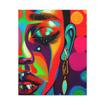 Load image into Gallery viewer, Contemplative Woman Matte Canvas

